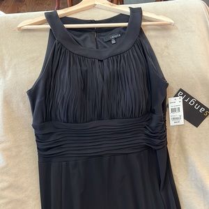 Full-length halter top formal dress, super versatile and figure flattering. NWT